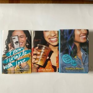 Sandhya Menon trio of books - signed Owlcrate From Twinkle With Love